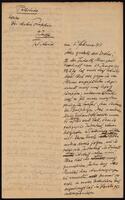 Draft of a letter to Arthur Ruppin.