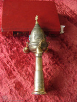 Photograph of: Torah finial in the Bukharan Jews Synagogue in Fergana : Torah finial.