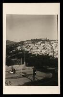 View of Safed with police station.