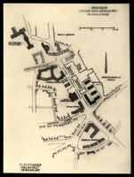 Photos of Hoffmann's concept for the corner King George & Mamilla (now Agron) Streets.
