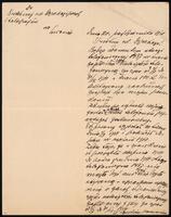Draft of a letter about telegraph subscriptions.