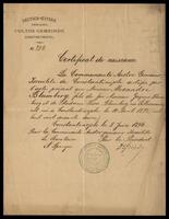 Collection of birth, marriage, and death certificates belonging to the members of the Italian Jewish community.