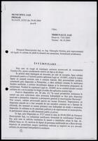 Traubici, Ely, residing in Herzliya, Israel, reparations file.