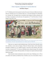 Ethno-linguistic Composition of Austrian Bukovina.