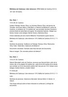 Regesta from the Liber ebreorum de Cardona.