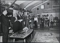 קבלת פנים בצריף הנשיא לכבוד חברי האיגוד העולמי למדעי הדתות.