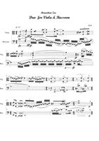 Duo for Viola & Bassoon (2015) (digital manuscript) / Menachem Zur.