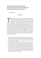 The banal sight of the unfathomable : integrating an analysis of photographs into historical research of the Holocaust.