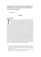 Integrating medicine in the overall conceptualization of the Holocaust : critical reflections on mainstream Holocaust historiography.