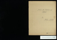Let my people go : film music (manuscript).