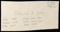 Regesta from Protocols of Tortosa, Libro 1178-1179, 1210; Manual 6001, 1193-1197.