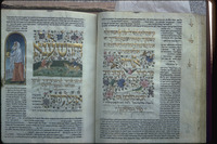 Photograph of: Rothschild Miscellany : Fols. 146v-147.