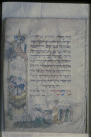 Photograph of: Second Nürnburg Haggadah : fol. 8.