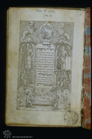 Photograph of: Simmel Haggadah : Fol. 1.