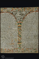 Photograph of: Nathan Esther Scroll : Cols. 12-13.