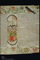 Photograph of: Warsaw Ashkenazi Esther Scroll : Cols. 3-4.