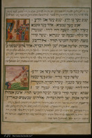 Photograph of: Leipnik Darmstadt Haggadah : Fol. 21.
