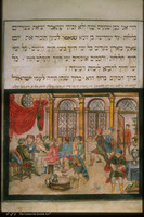 Photograph of: Leipnik Darmstadt Haggadah : Fol. 4.