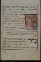 Photograph of: Leipnik Darmstadt Haggadah : Fol. 12v.
