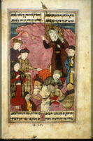 Photograph of: Israel Museum Shāhin's Musā-Nāmeh : Fol. 199.