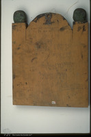Photograph of: Memorial plaque : Back side.