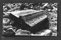 Photograph of: Kanaf Synagogue : Lintel and Jumb.