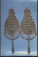 Photograph of: Torah finials.