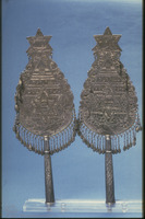 Photograph of: Torah finials.