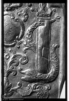 Photograph of: Torah shield.