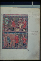 Photograph of: Rylands Sephardi Haggadah : Fol. 13v.