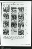 Photograph of: Samuel Ibn Musa Vatican Bible : Fol. 279v.