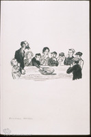 Photograph of: Altman, Illustration for the "Dairy food" by Sholom-Aleikhem.