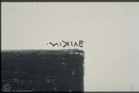 Photograph of: Baskin, Head : Baskin, Signature-2.