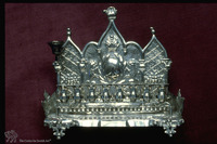Photograph of: Hanukkah lamp.