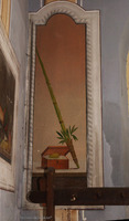 Photograph of: Grain Merchants' Synagogue in Bacău - Wall decoration - Still life decoration.