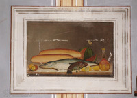 Photograph of: Grain Merchants' Synagogue in Bacău - Wall decoration - Still life decoration.