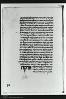 Photograph of: Vatican Aristotle's Treatises : Fol. 16.