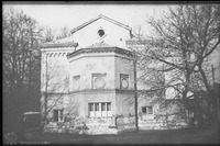 Photograph of: Ashkenazi Synagogue in Sisak : Exterior view (Archive), eastern facade.