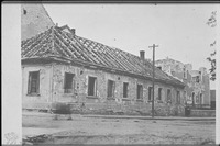 Photograph of: Synagogue in Čakovec : Exterior view before demolition (Archive).