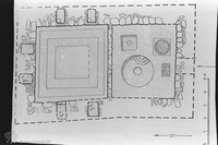 Photograph of: Hulda synagogue : Plan of the site from: Avi Yonah, Bulletin III, 1960, p.59.