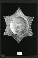 Photograph of: Shadai'a (Dedicatory plaque) : star-shaped.