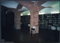 Photograph of: Great Synagogue (Tempio Grande) in Turin : Interior, underground floor, Artom library.