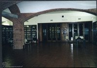 Photograph of: Great Synagogue (Tempio Grande) in Turin : Interior, underground floor, Artom library.