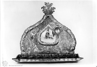 Photograph of: Hanukkah lamp.