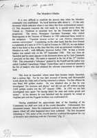 Photograph of: History of the Mondovi Jewish community : Article.