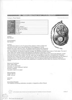Photograph of: Dedicatory plaque : Description.