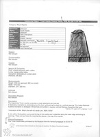 Photograph of: Torah mantle : Description.