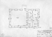 Photograph of: Plan of the Zrizen (Vatikin) masonry Synagogue in Mahiloŭ (Mogilev).