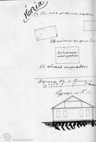 Photograph of: Project for a wooden prayer house in Radun : Drawing.