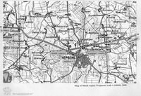 Photograph of: Map of Cherven' (Igumen) area.
